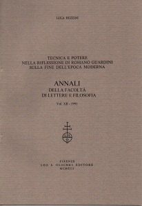 BEZZINI - Annali Lettere e Filosofia - 1991
